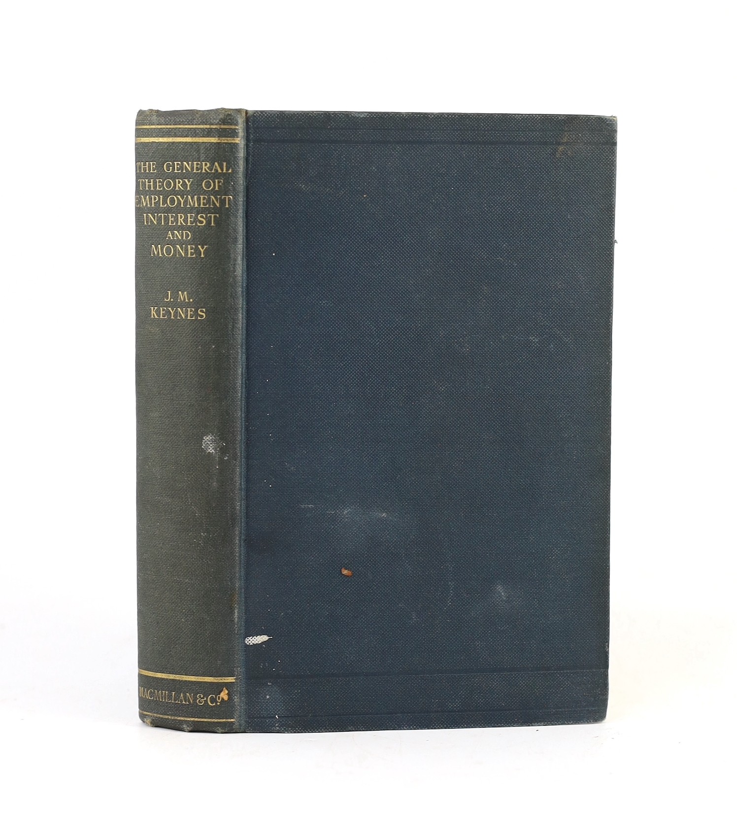 Keynes, John Maynard - The General Theory of Employment Interest and Money. First Edition.